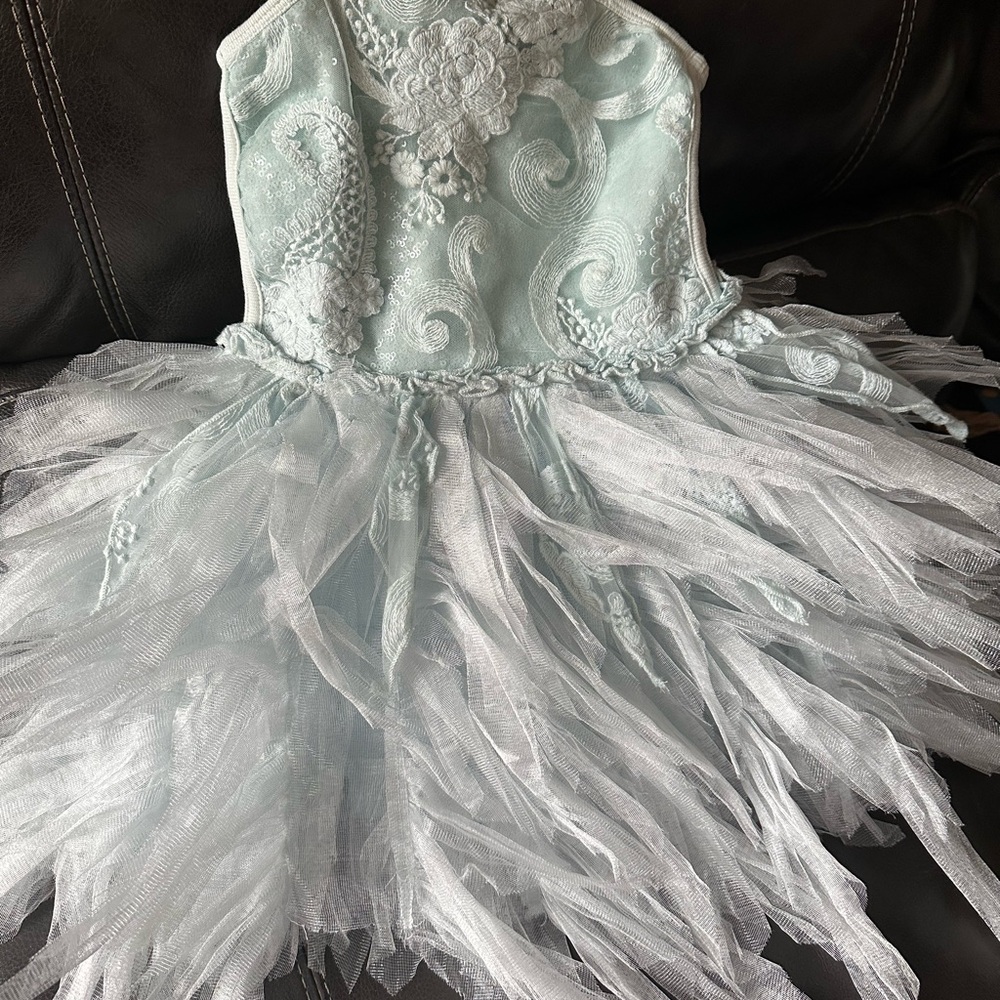 Ohh La La! Couture! Gorgeous light blue tutu dress, amazing condition, 6yo